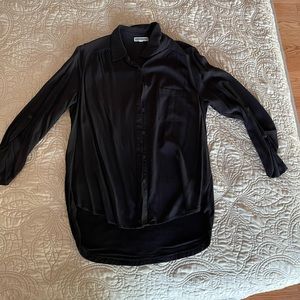 Black button up